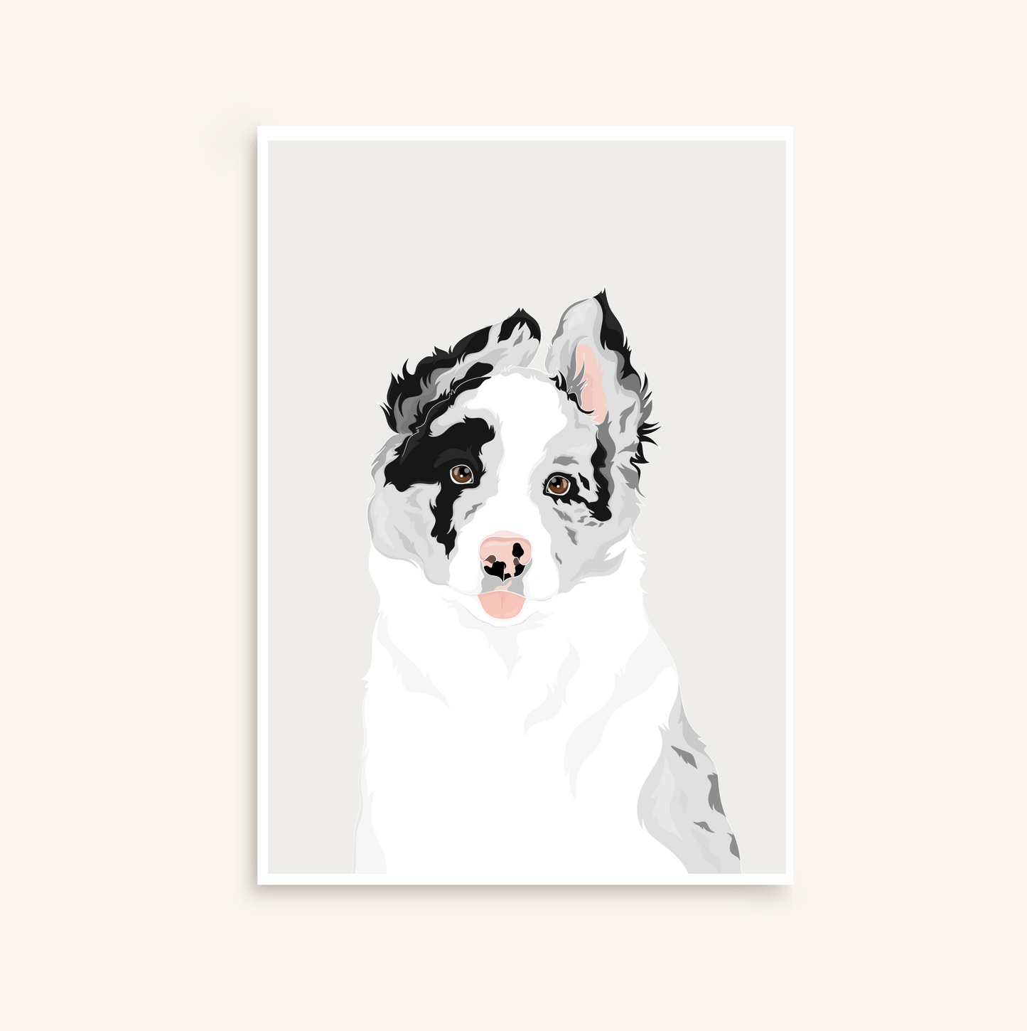 Animaux illustration personnalisée minimaliste détaillée