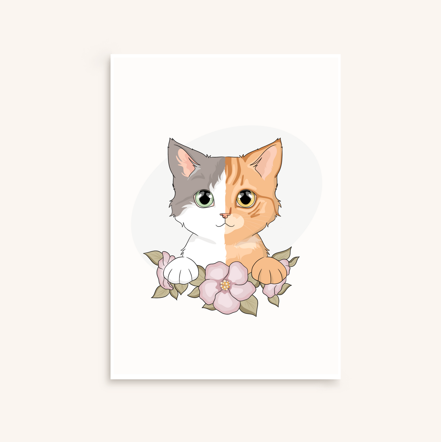 Portrait double Cartoon de vos chats