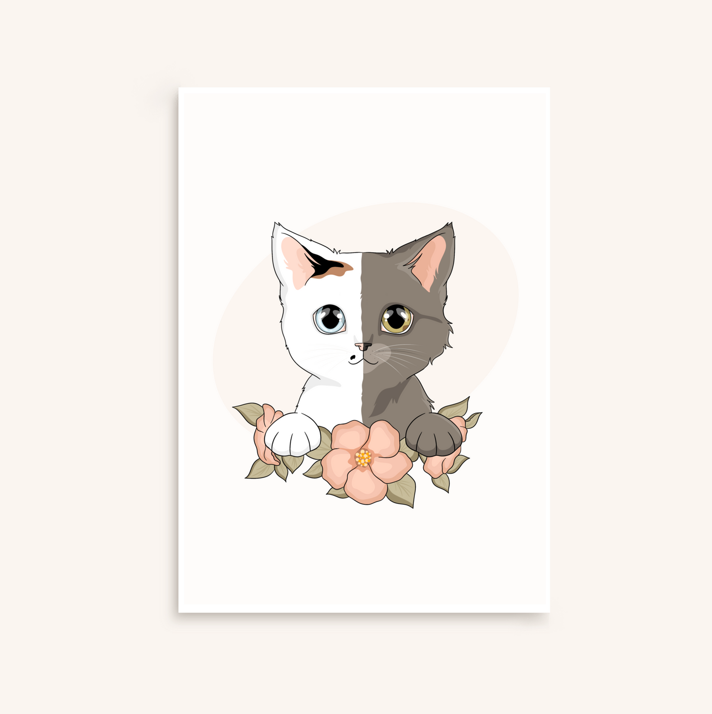 Portrait double Cartoon de vos chats