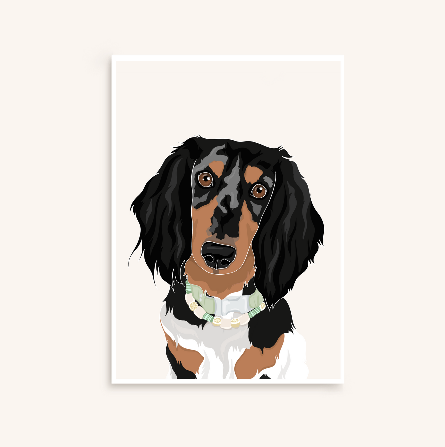 Animaux illustration personnalisée minimaliste détaillée