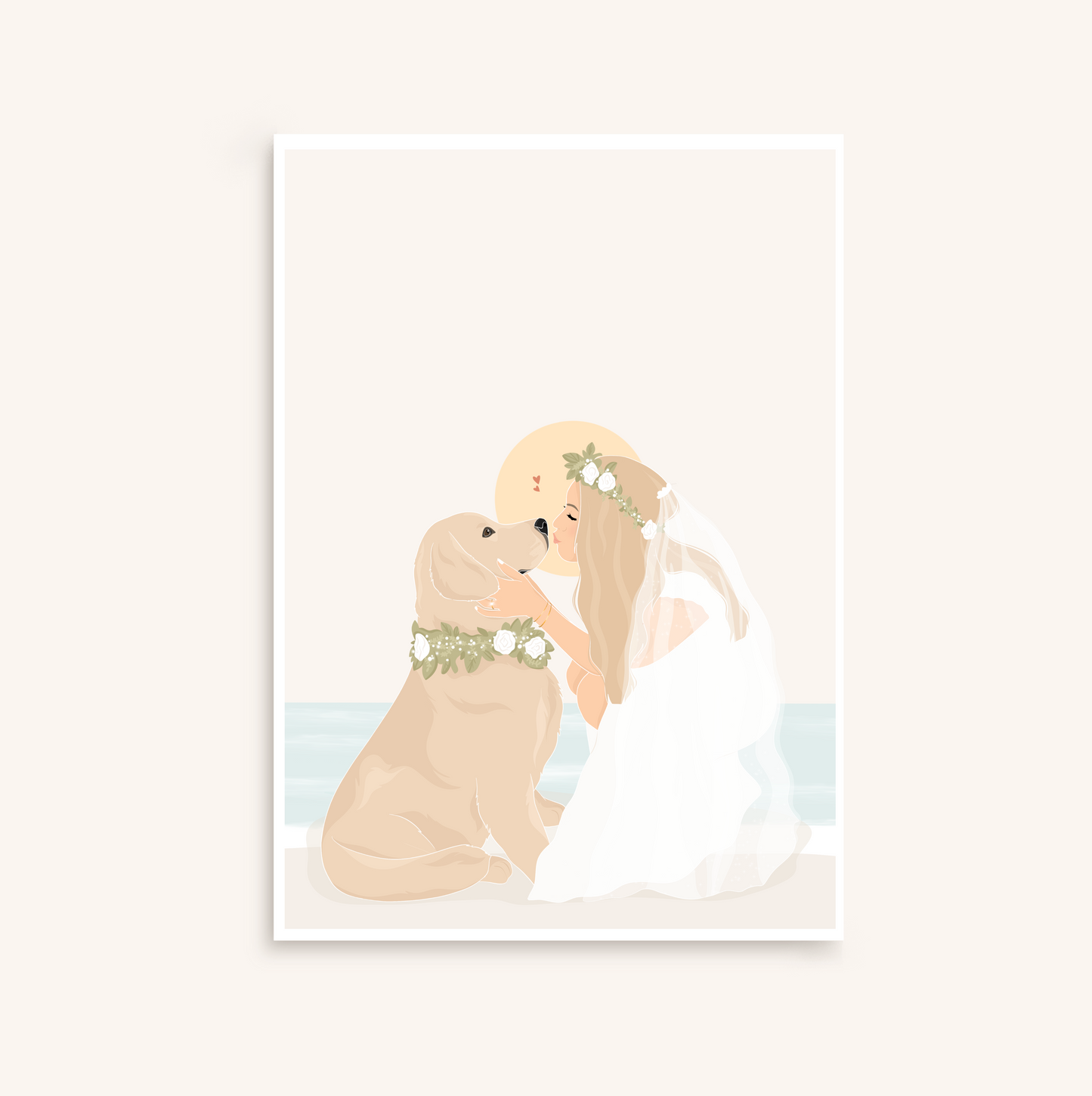 Illustration personnalisée minimaliste détaillée