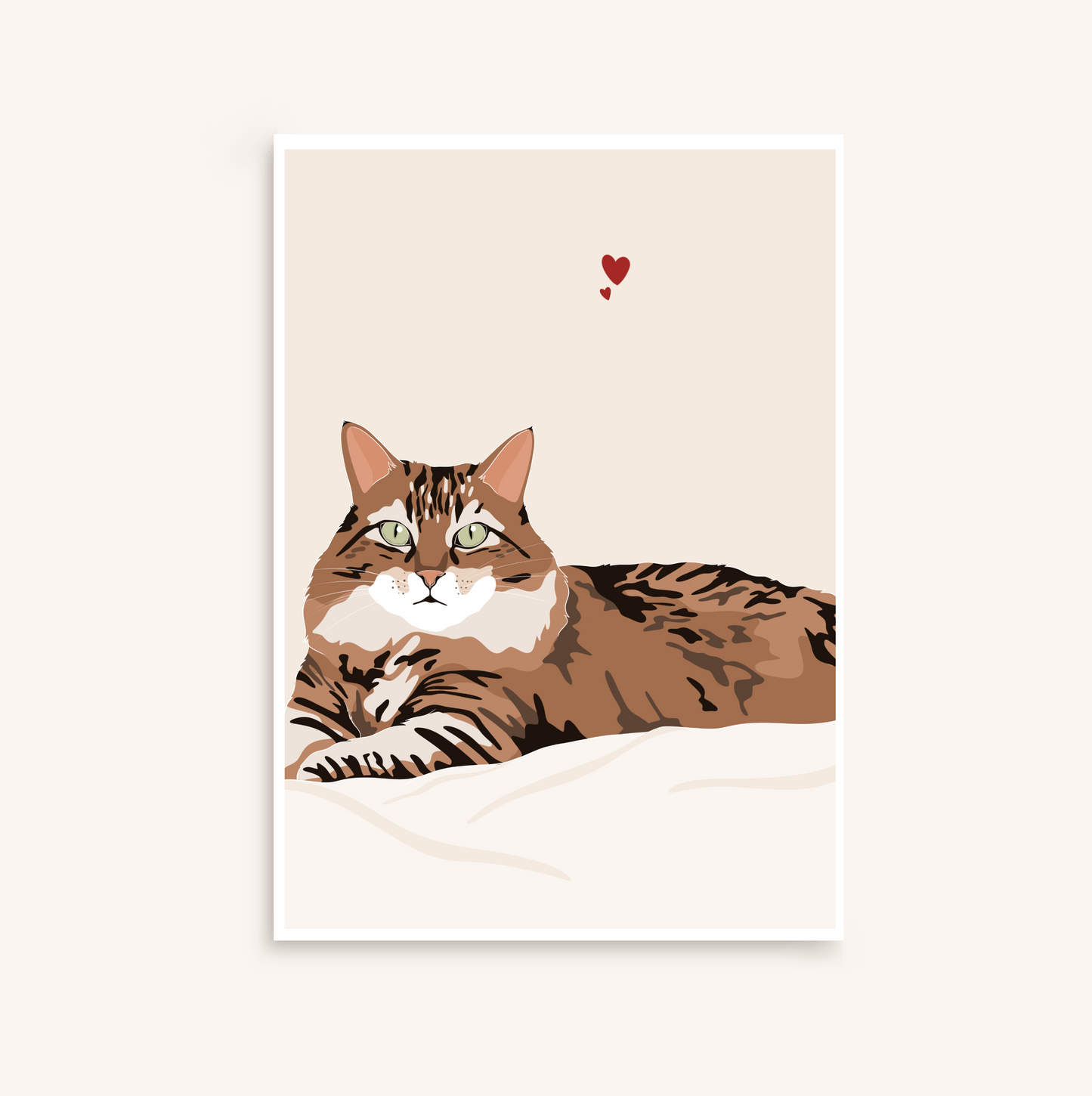 Animaux illustration personnalisée minimaliste détaillée