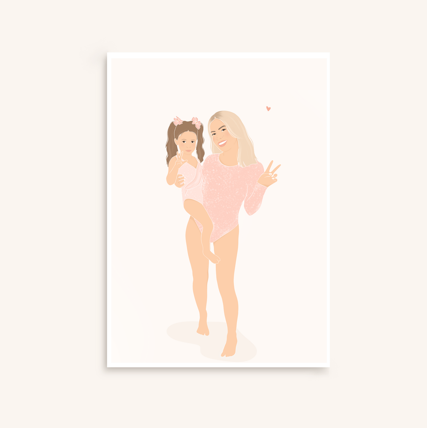Illustration personnalisée minimaliste détaillée