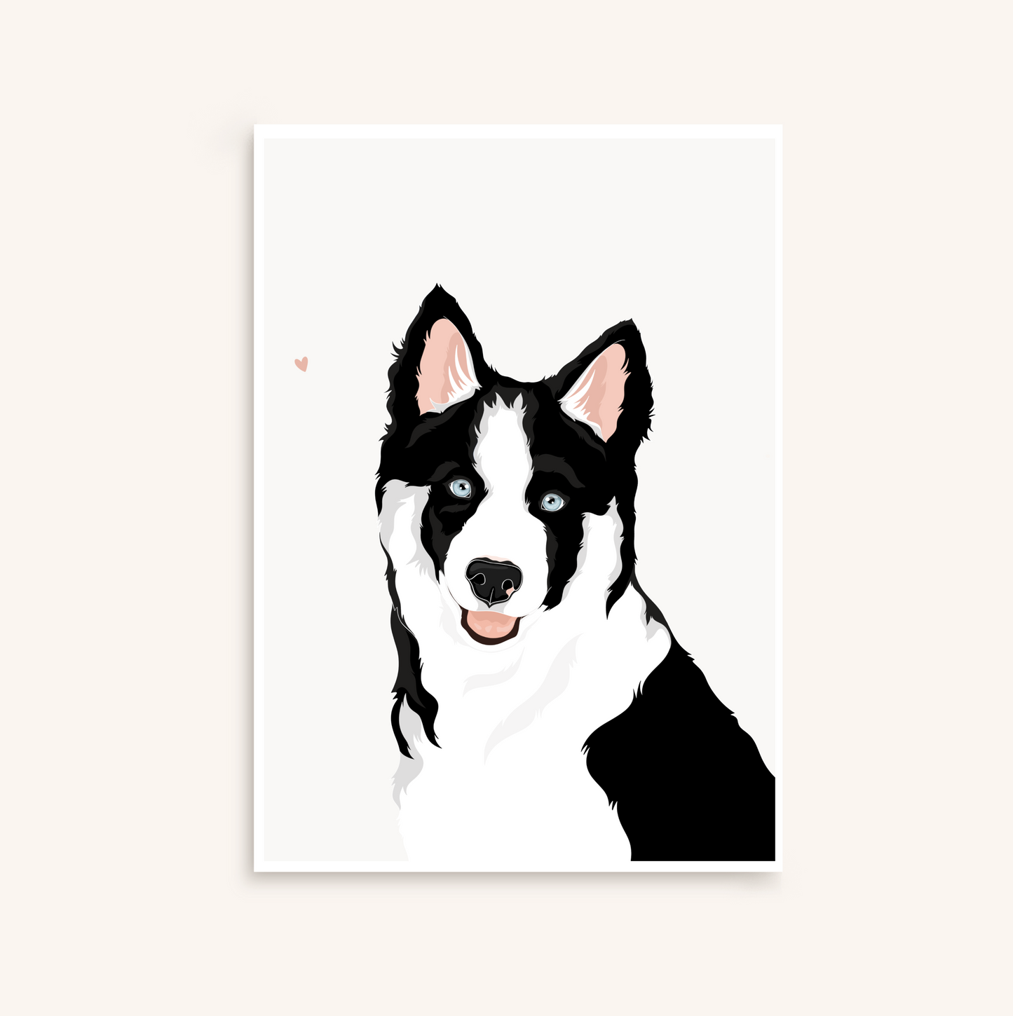 Animaux illustration personnalisée minimaliste détaillée