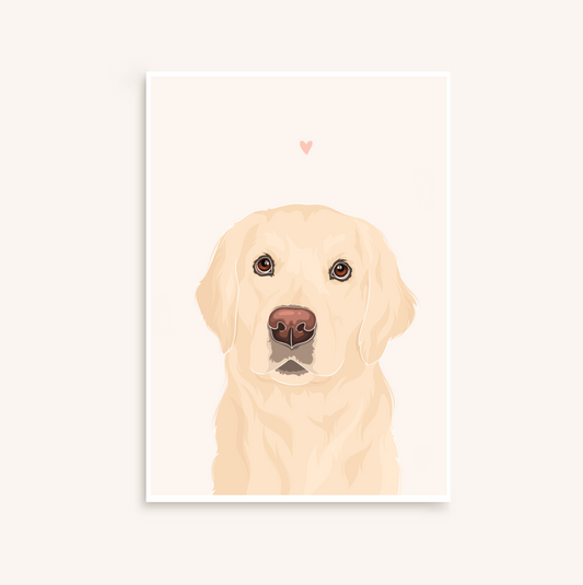 Animaux illustration personnalisée minimaliste détaillée