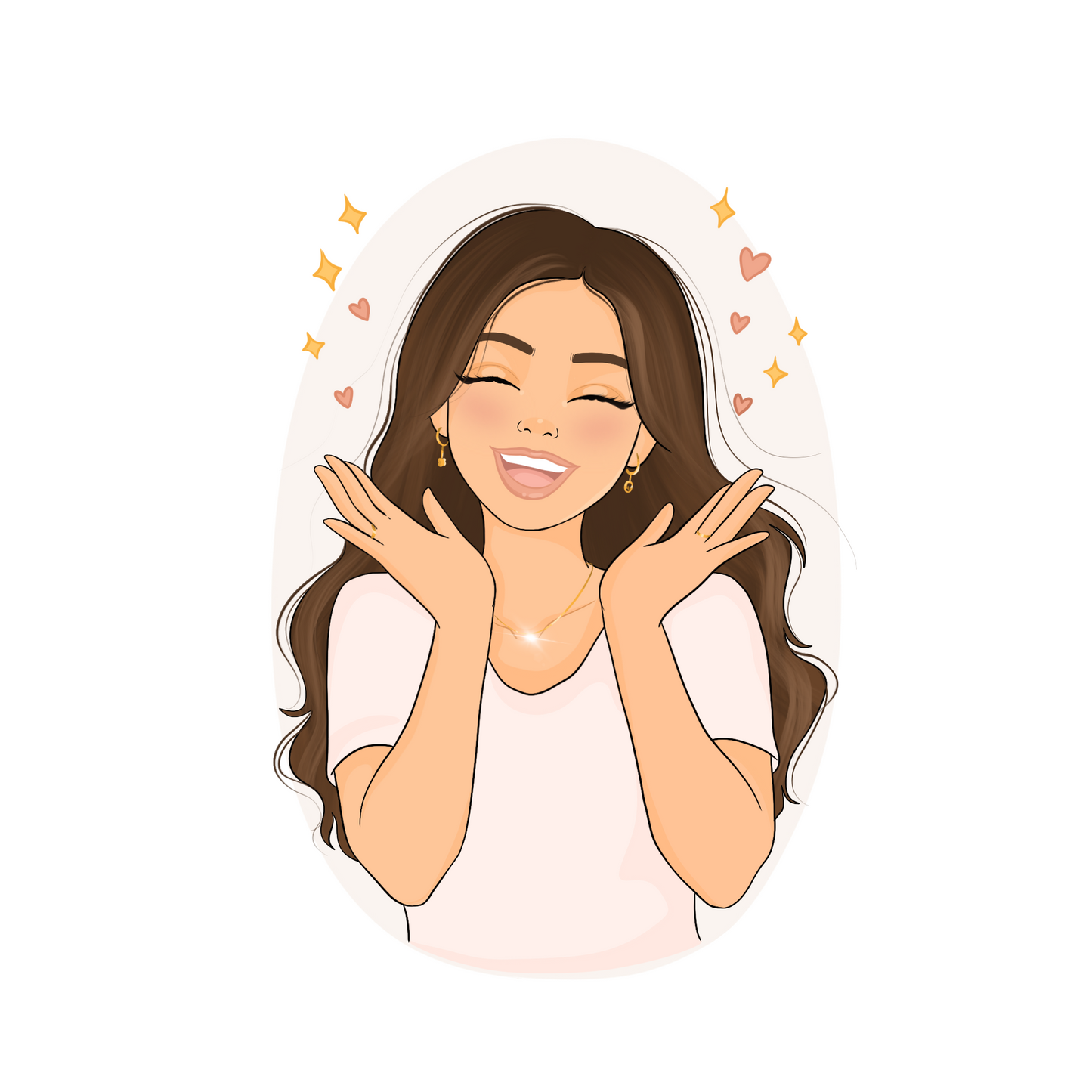 Set d’avatars cartoon personnalisés 🤍