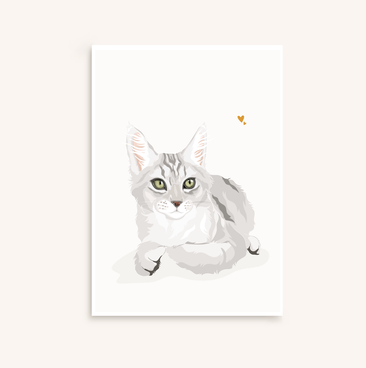 Animaux illustration personnalisée minimaliste détaillée